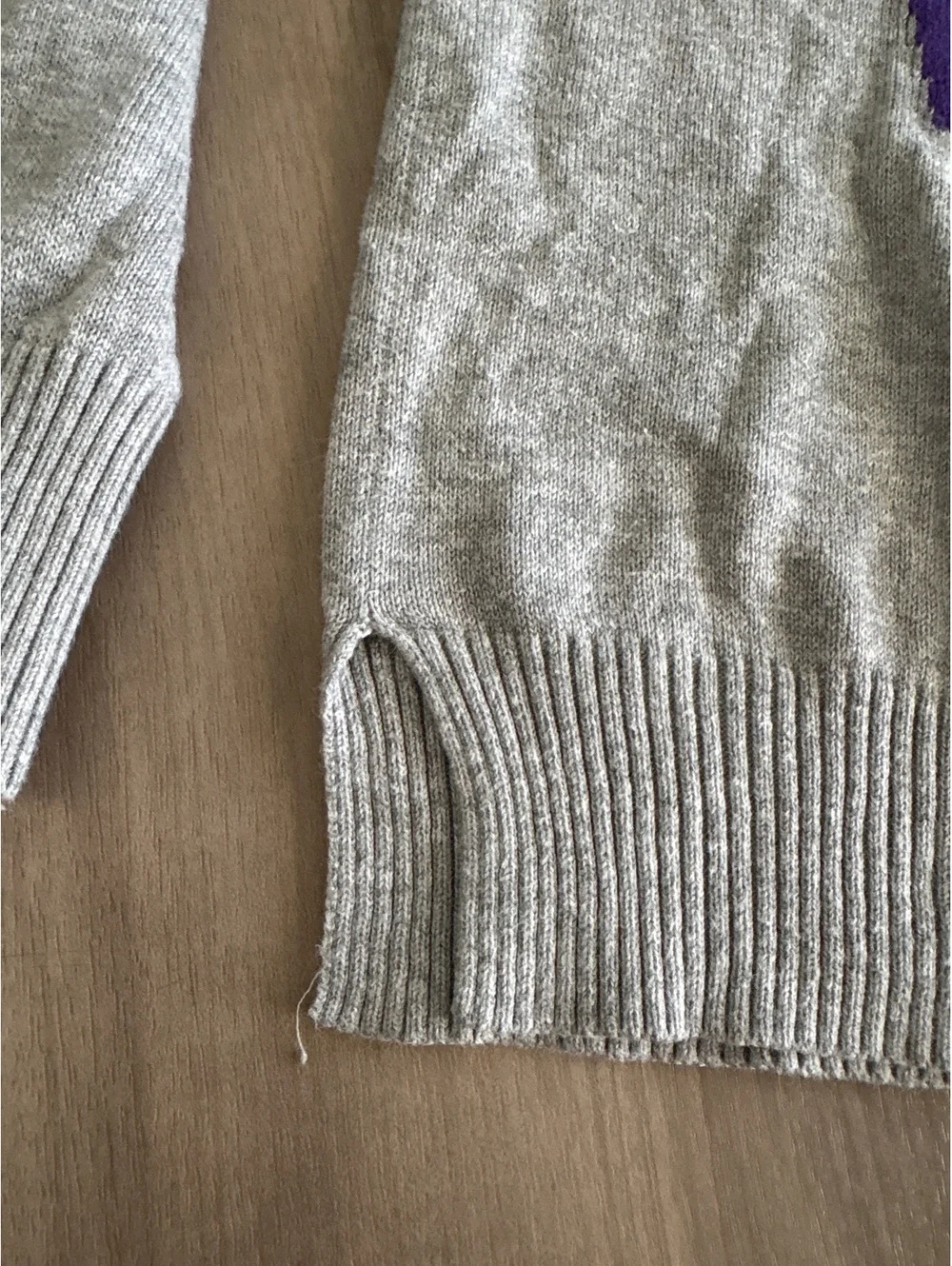 The Children’s Place girls Gray Sweater with LOVE on front size medium (7/8) EUC
